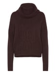 Lauren Ralph Lauren Cable-Knit Wool-Blend Turtleneck Sweater Brun