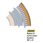 Scalextric 1:32 - Rad 2 outer borders &amp; barrier