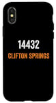 Coque pour iPhone X/XS Code postal 14432 Clifton Springs, déménagement vers 14432 Clifton Spri