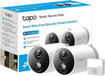 Tapo Smart Wire-Free Security 2-Camera System, Water&Dust Resistant,... 