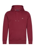 GANT Reg Shield Hoodie Röd