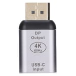 JORINDO Typ C Hona till DisplayPort Hane Adapter Portabel Typ C till DP Adapter för Laptop