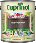 Cuprinol Garden Shades Paint Wood Furniture Shed Fence Protect 1L - Seasoned Oak