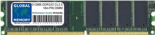 512MB DDR 333MHz PC2700 184-PIN DIMM MEMORY RAM FOR PC DESKTOPS/MOTHERBOARDS