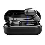 Bluetooth V5.0 Wireless Earbuds with Charging Case, IPX5 Waterproof Bluetooth Earphone for Sports, Noise Canceling Wireless Headphones, Built-in Mic (Black)