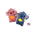 Lugnande Stitch-Plushies, Ångestlindrande Stitch, Rytmisk Andningsrörelse för Barn och Vuxna som Sover blue