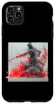 Coque pour iPhone 11 Pro Max Enchanting Warrior Maiden avec des accents rouges