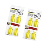 KARCHER Window Vac WV Glass Cleaner Concentrate Liquid 8x 20ml Capsules Sachets 