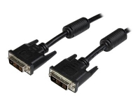 StarTech.com DVI Cable - 20 ft - Single Link - Male to Male Cable - 1920x1200 - DVI-D Cable - Computer Monitor Cable - DVI Cord - DVI to DVI Cable (DVIDSMM20) - DVI-kabel - enkeltlenke - DVI-D (hann) til DVI-D (hann) - 6.1 m - svart - for P/N: PEX2PCI4, PEX2PCIE4L
