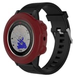 Smukt Garmin Fenix 5X cover - Mørkerødt