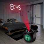 Weather Temperature Living Room For Bedside Alarm Clocks Clock Timer Projector