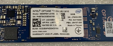 HP L28481-001 Intel M10 MEMPEK1J016GAH 16 GB m.2 SATA SSD Solid State Drive NEW