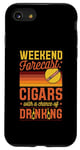 Coque pour iPhone SE (2020) / 7 / 8 Cigares prévisions du week-end avec une chance de boire de la bière
