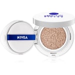 Nivea Hyaluron Cellular Filler Cushion Pude foundation 3-i-1 Skygge 03 Dark 15 g