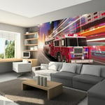 Fototapet - Fire truck - 300 x 210 cm - Premium