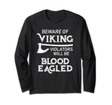 Viking Heritage Pride Blood Eagle TShirt Long Sleeve T-Shirt