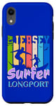 iPhone XR New Jersey Surfer Longport NJ Surfing Beach Vacation Case