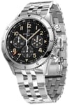 Breitling AB04453A1B1A1 Super Avi B04 Chronograph Gmt 46 Sort/Stål Ø46 mm