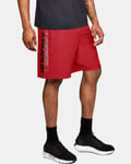 Under Armour Woven Wordmark Shorts - Red - XL
