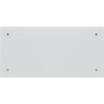 Adax Clea H el-radiator med termostat och WiFi 600W/400V, vit glas, 9 m131