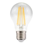 Airam Filament LED A60 E27 2700K 1055lm 8,5W, Normal Klar