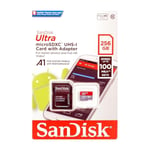 SanDisk 256 Go Micro SD SDXC MicroSD TF Classe 10 256 Go 256 Go Ultra