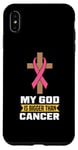 iPhone XS Max My god is bigger than cancer - Breast Cancer Case