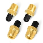 1/4" NPT-tankventil, korrosionsskyddande Schrader-ventil i mässing med 1/4" han-NPT