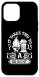 iPhone 14 Plus It takes two - Men Barbeque Grill Master Grilling Case