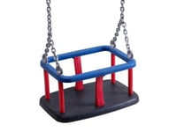 Heavy Duty Rubber Baby Swing Seat commercial  chains climbing frames Playground