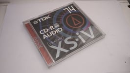 TDK CD-R 74 XS-iV CD-RXS74EA / Audio Music Recordable Blank CDR / 74 Min / NEW