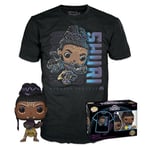 Funko Pop! & Tee: Marvel - Black Panther Shuri - Large - (L) - T-Shirt - Vêtements avec Une Figurine en Vinyle à Collectionner - Idée de Cadeau - Jouets et Top à Manches Courtes pour Les Adultes
