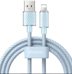 Mcdodo Dichromatic USB-A til Lightning-kabel - Sort/1,2 meter