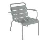 Fermob - Luxembourg Lounge Armchair - Lapilli Grey - Utomhusfåtöljer - Frédéric Sofia - Metall
