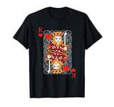 King Of Hearts Playing Cards Couples Halloween Costume T-Shirt