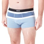 BOSS Men's Trunk Stripe Boxer Shorts, Light/Pastel Blue452, XXL