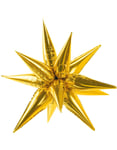 Guldfärgad 3D Stjärna Folieballong 70 cm