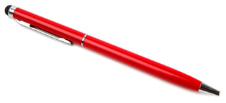 DURAGADGET 2-in-1 Slimline Stylus with Ballpoint Pen (Red) - Compatible with Nintendo Switch & Nintendo Switch Lite Game Consoles