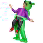 Uppblåsbar Carry Me Alien Maskeraddräkt