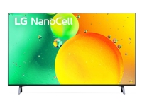 LG 43NANO756QC - 43 Diagonalklasse LED-bakgrunnsbelyst LCD TV - Smart TV - webOS, ThinQ AI - 4K UHD (2160p) 3840 x 2160 - HDR - Nano Cell Display, Direct LED