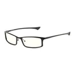 GUNNAR Phenom Blue Light/UV Filter Reading Glasses, Onyx Frame, Clear