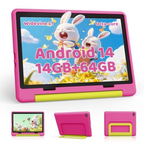 thumbnail image 2 of Urao Kids Tablet 7" Android 12 - 5GB RAM, 32GB Storage, 5000mAh Battery, Parental Controls (Blue, TK707) 2 of 6