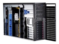 Supermicro Gpu Superworkstation 7049Gp-Trt - Tower 4U - Ingen Cpu Upp Till - Ram 0 Gb - Ingen Hdd - Ast2500 - Gigabit Ethernet, 10 Gigabit Ethernet - Inget Os - Skärm: Ingen - Svart