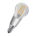 Osram Parathom Classic LED E14 boll Filament Klar 5W 470lm - 822-827 Dim To Warm | Dimbar - Ersättare 40W