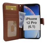 New Standcase Wallet iPhone 12 Pro (6.1) (Brun)