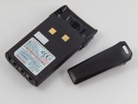vhbw Li-Ion batterie 1400mAh (7.4V) avec clip de ceinture pour radio talkie-walkie Midland CT790