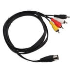 DIN 5 Pin Male To 4RCA Male Cable Pure Copper Wire Core Sound Adapter Cable FST