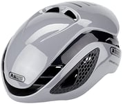 ABUS GameChanger Racing Bike Helmet - Aerodynamic Cycling Helmet with Optimal Ventilation for Men and Women - Movistar 2020, Race Grey, Size M