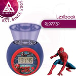 Lexibook Spider-Man Projector Alarm Clock with Timer for Kids│Digital LCD Screen