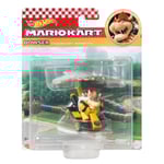 Hot Wheels Mario Kart Glider Voiture en métal 1/64 Figures Bowser Standard Kart